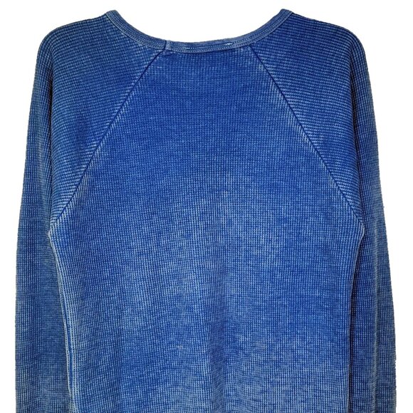 Be Peaceful Girl's Blue Sweatshirt - Picture 6 of 6